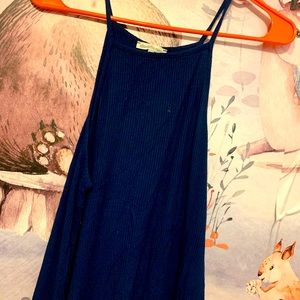 Navy dress, knee length